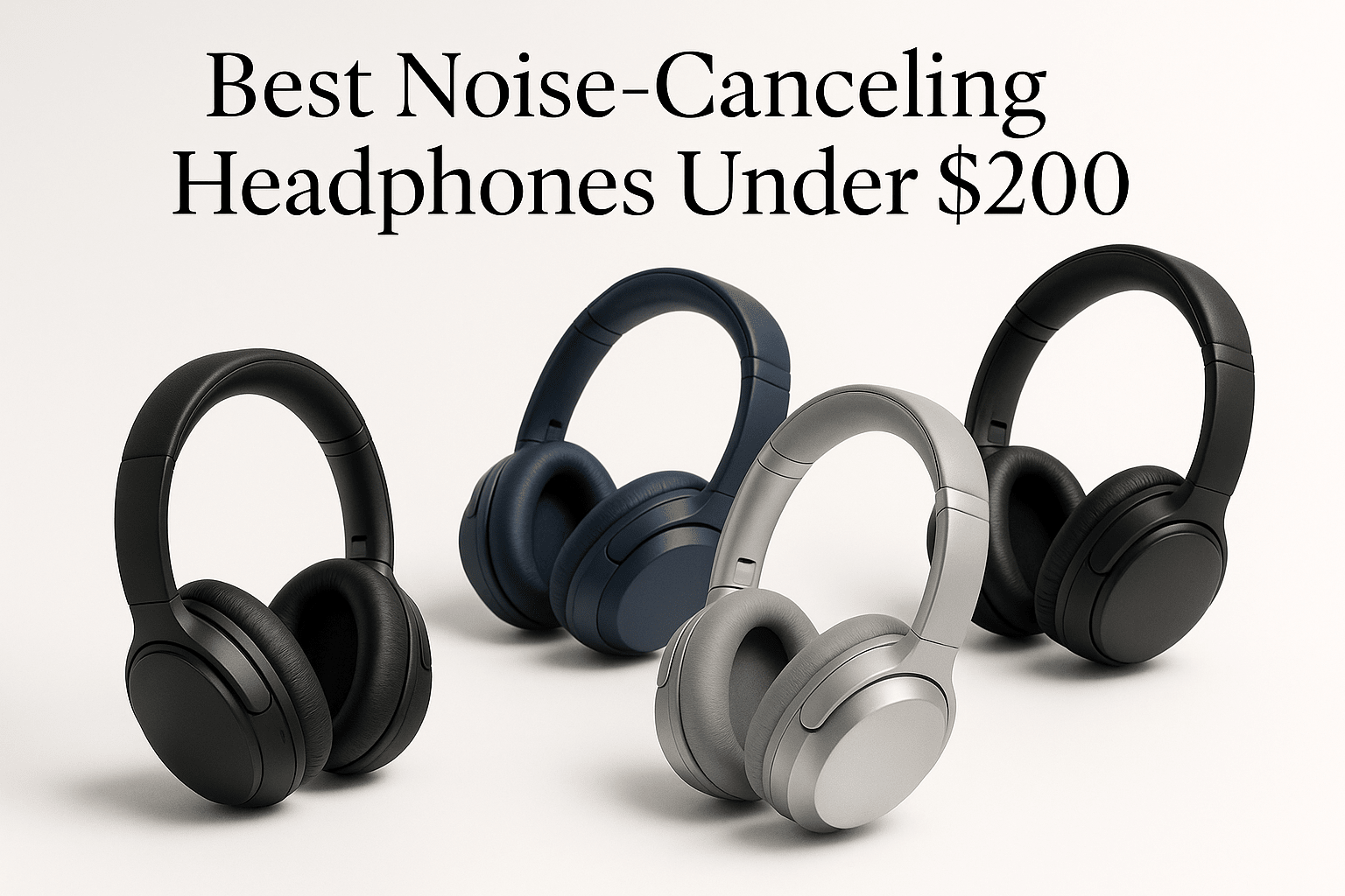 Best Noise-Canceling Headphones Under $200 - Sixin1
