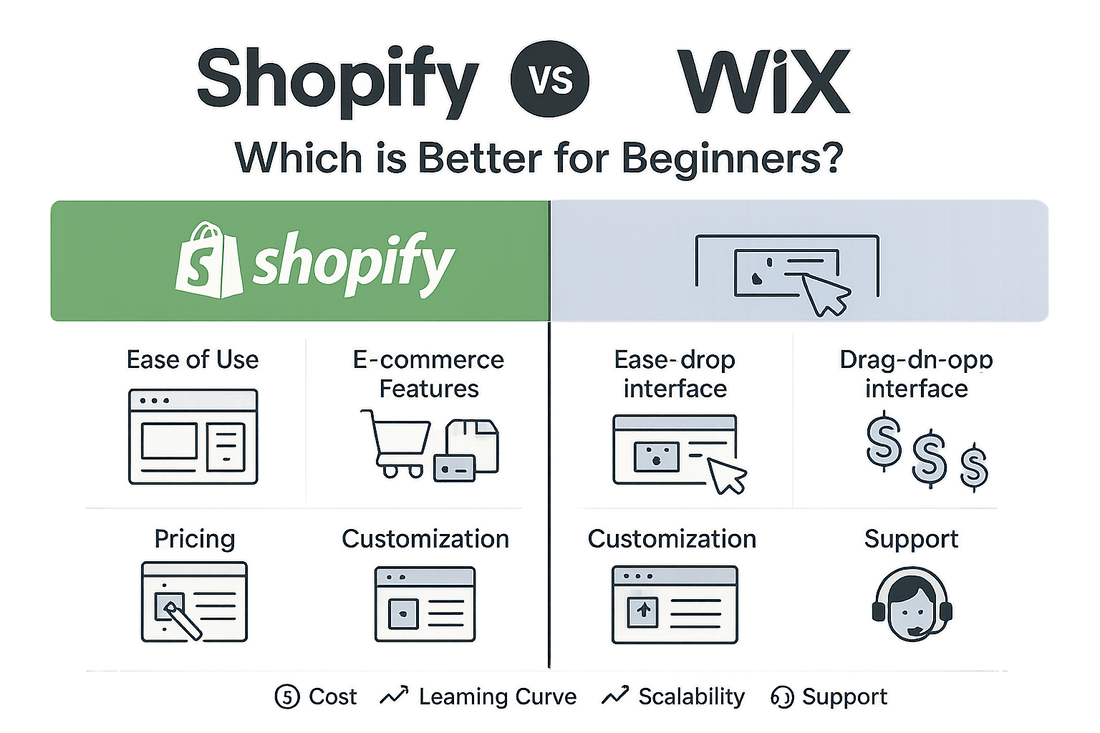 Shopify vs Wix: Which is Better for Beginners?