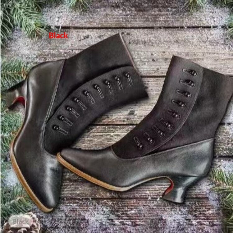 Pointed-toe Horseshoe Women's Boots