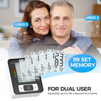 Wrist Blood Pressure Monitor – Adjustable Wrist Cuff, 90-Reading Memory, Digital BP Machine for Home & Clinical Use