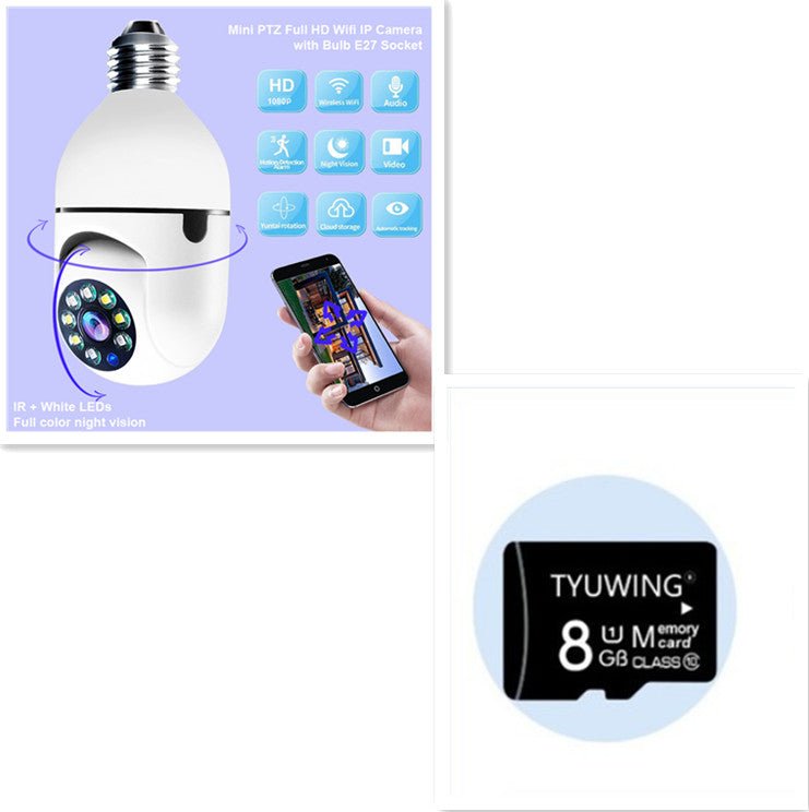 1080P WiFi Light Bulb Security Camera – Single & Multi-Pack - Sixin1