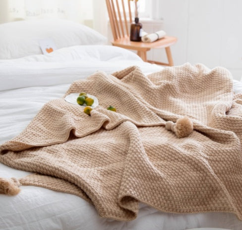 Soft Nordic Knit Leisure Blanket