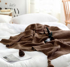 Soft Nordic Knit Leisure Blanket