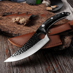 Small Scimitar Butcher Knife for Meat Processing