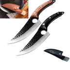Small Scimitar Butcher Knife for Meat Processing