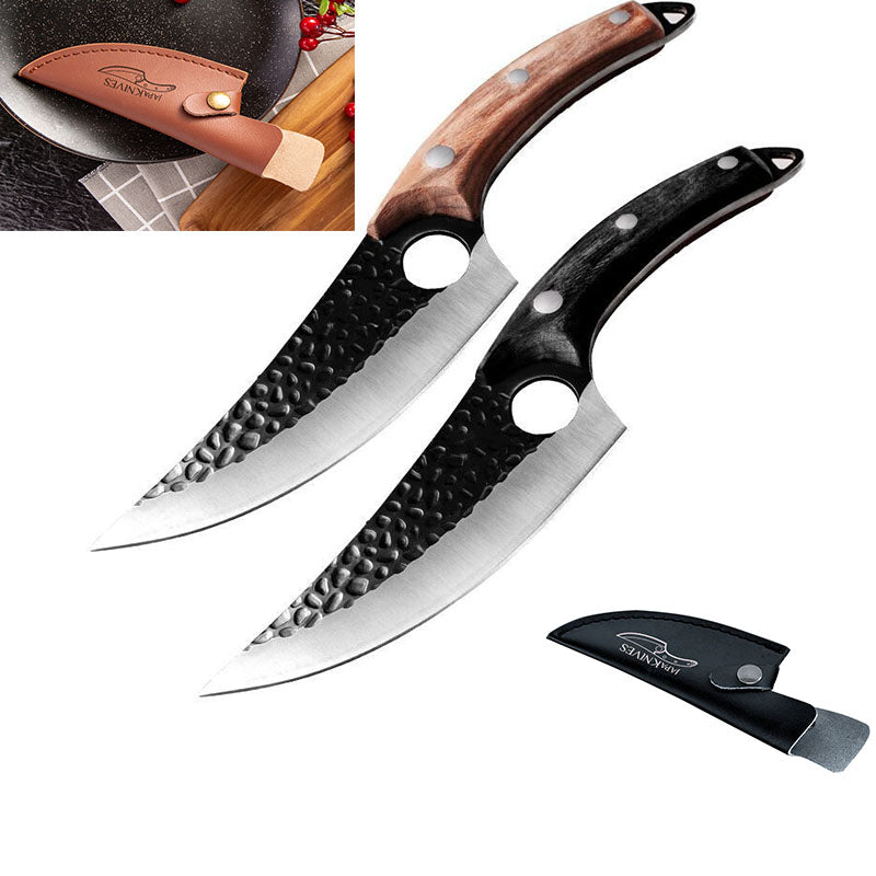 Small Scimitar Butcher Knife for Meat Processing