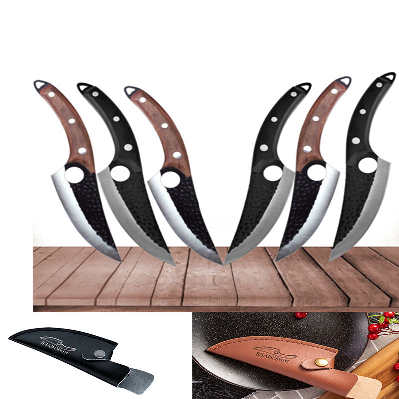 Small Scimitar Butcher Knife for Meat Processing