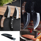 Small Scimitar Butcher Knife for Meat Processing