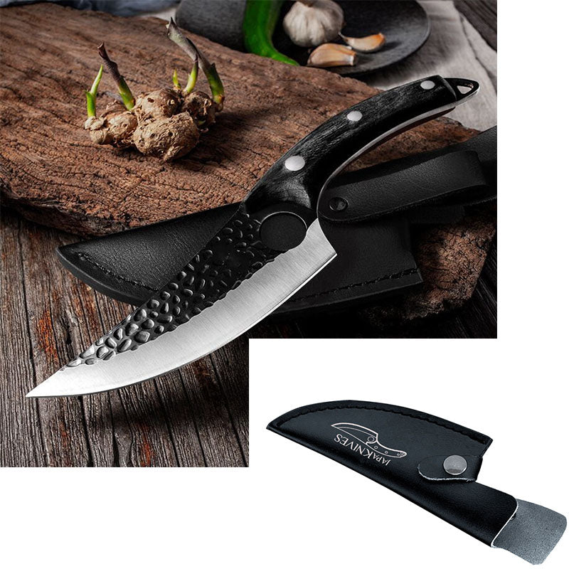 Small Scimitar Butcher Knife for Meat Processing