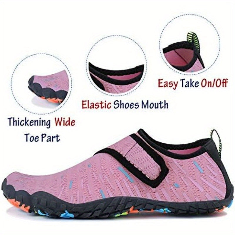 Unisex Quick-Dry Water Shoes – Slip-On Aqua Swim