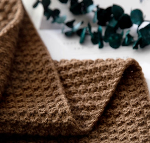 Soft Nordic Knit Leisure Blanket