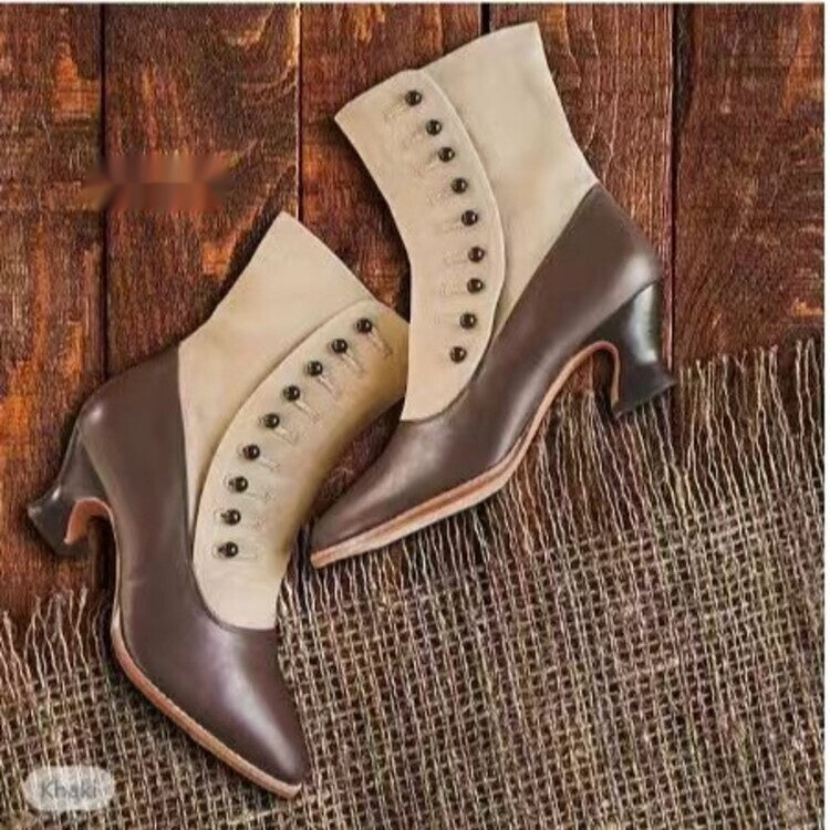 Pointed-toe Horseshoe Women's Boots