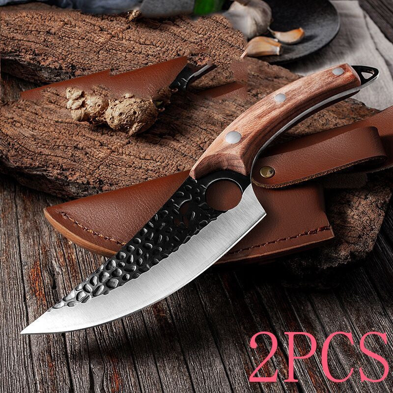 Small Scimitar Butcher Knife for Meat Processing