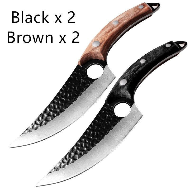 Small Scimitar Butcher Knife for Meat Processing