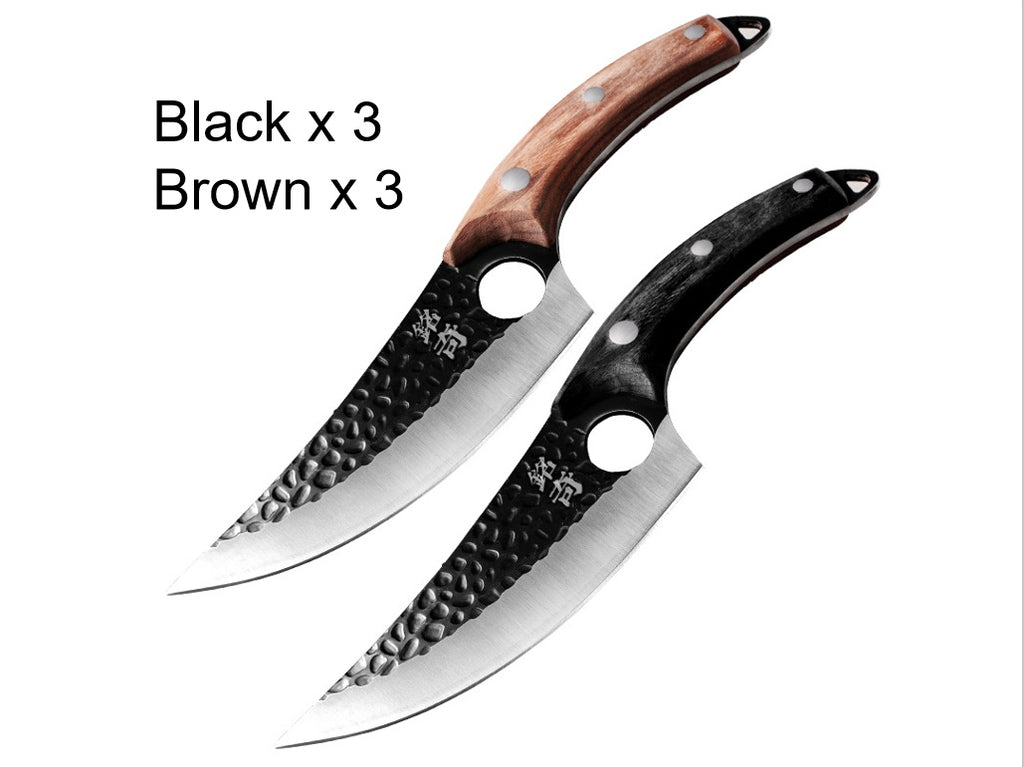 Small Scimitar Butcher Knife for Meat Processing