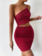 One-Shoulder Glam Sleek & Sexy Bodycon Dress