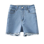 Women’s Bow-Knot Bodycon Denim Shorts: Cute Curve-Hugging Fit