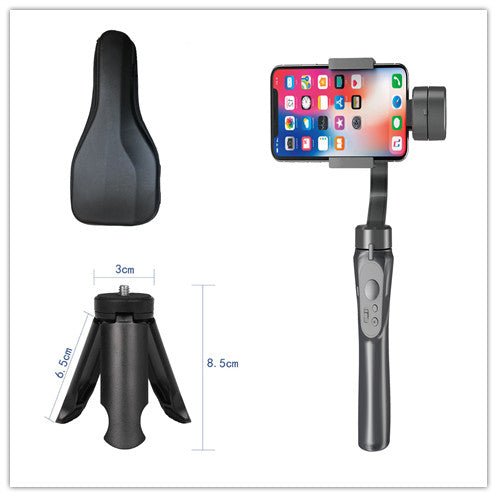 3 - Axis Anti - Shake Phone Gimbal Stabilizer with Tripod (iPhone & Android) - Sixin1