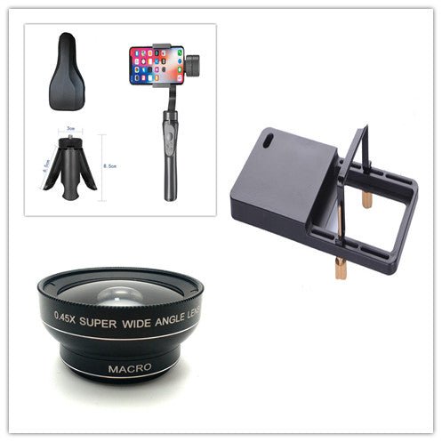 3 - Axis Anti - Shake Phone Gimbal Stabilizer with Tripod (iPhone & Android) - Sixin1