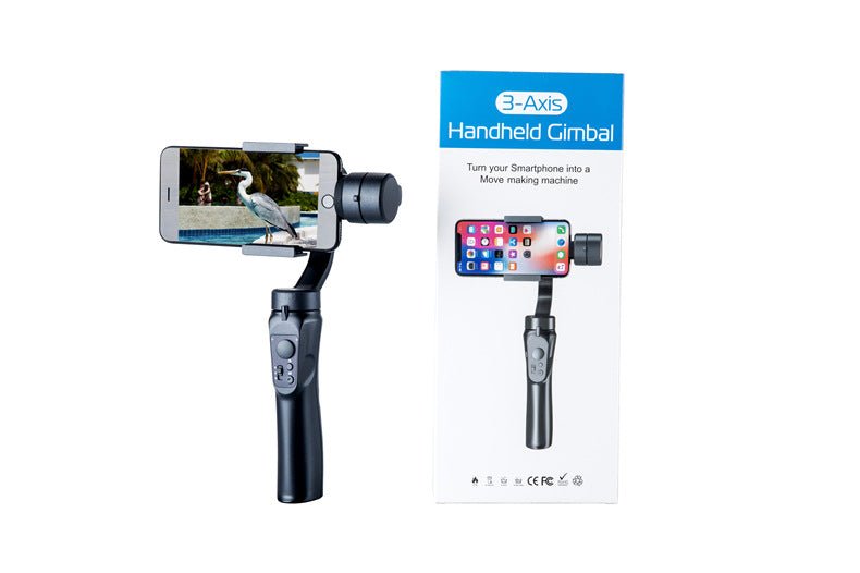 3 - Axis Anti - Shake Phone Gimbal Stabilizer with Tripod (iPhone & Android) - Sixin1