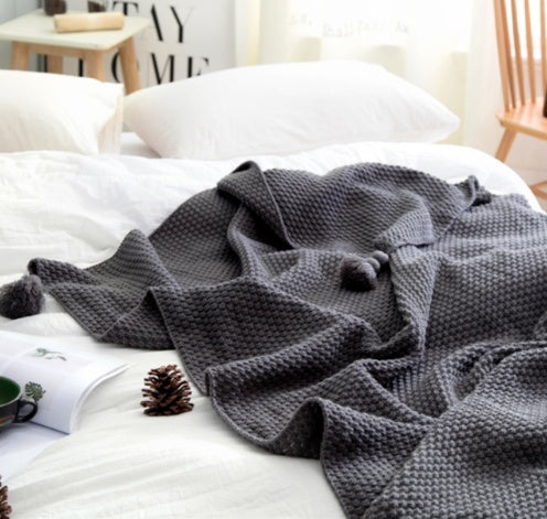 Soft Nordic Knit Leisure Blanket