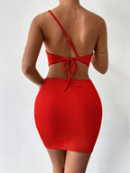 One-Shoulder Glam Sleek & Sexy Bodycon Dress