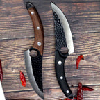 Small Scimitar Butcher Knife for Meat Processing