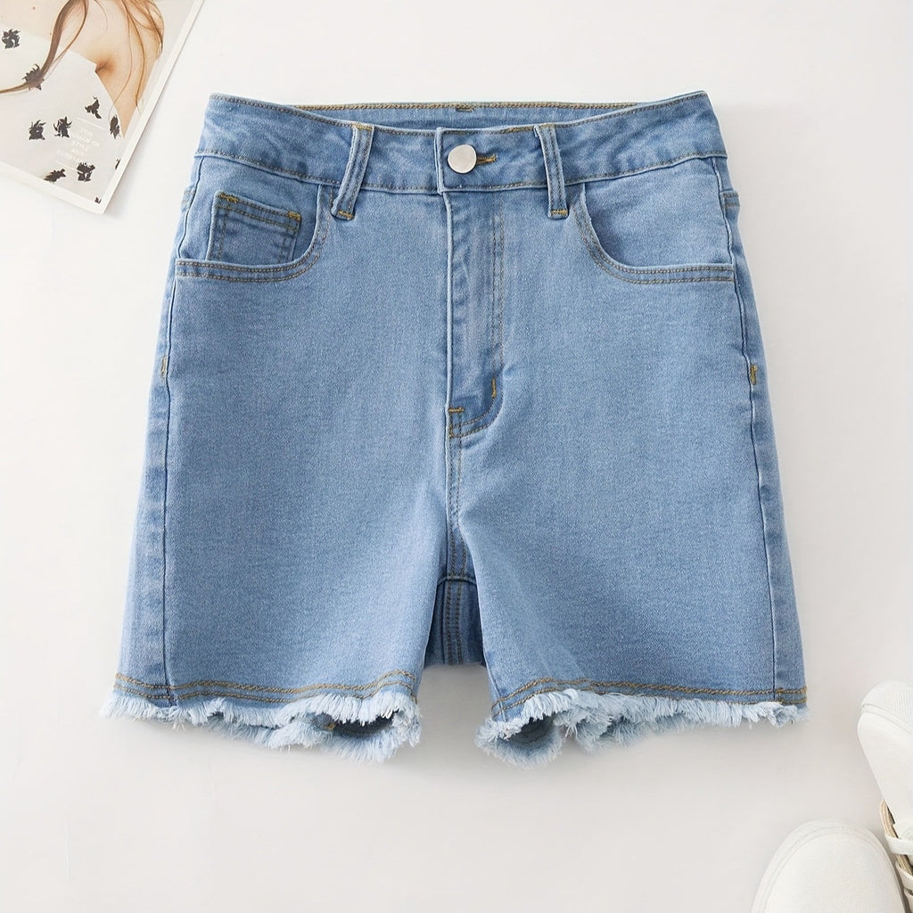 Women’s Bow-Knot Bodycon Denim Shorts: Cute Curve-Hugging Fit