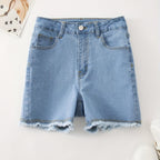 Women’s Bow-Knot Bodycon Denim Shorts: Cute Curve-Hugging Fit