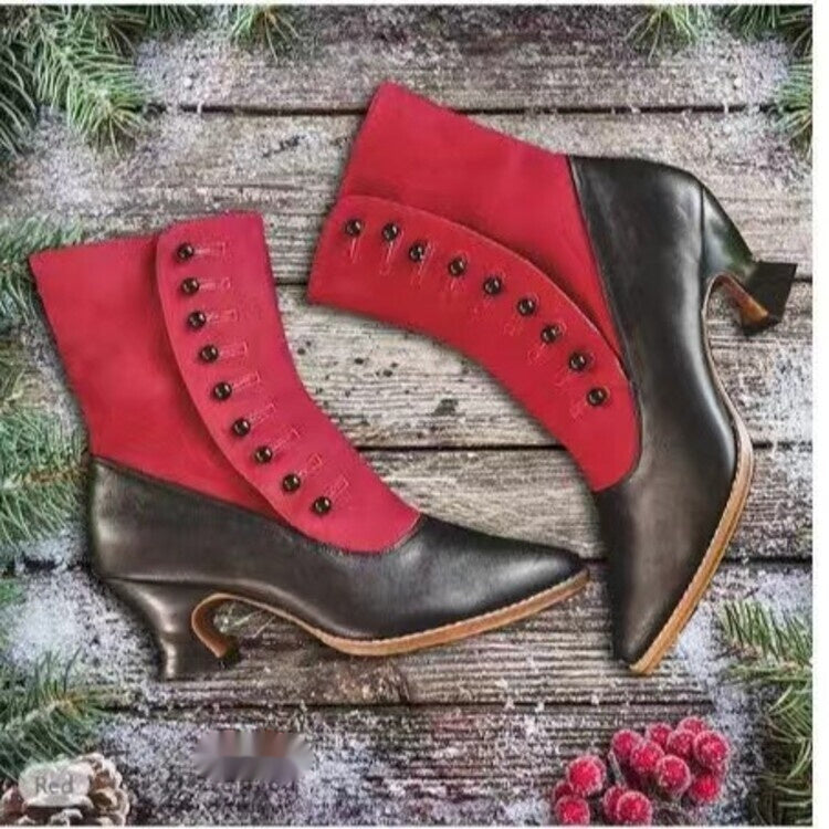 Pointed-toe Horseshoe Women's Boots