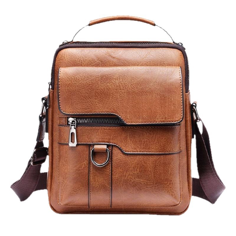 Men’s Retro One-Shoulder Business Crossbody Bag