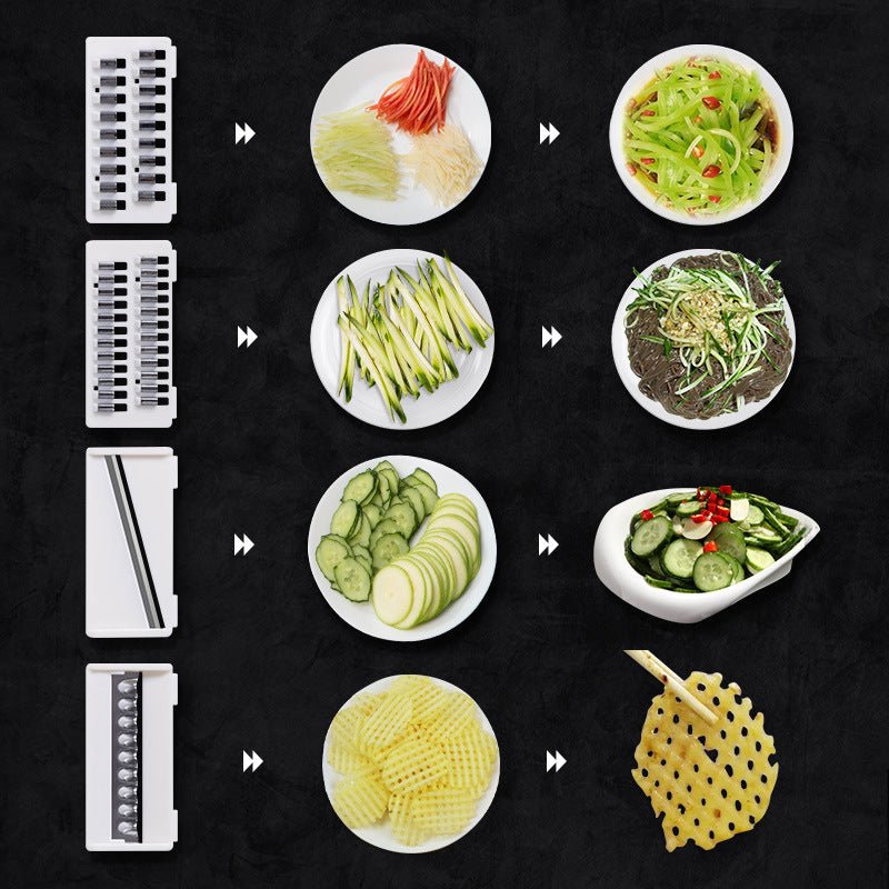 4 - in - 1 Multi - Blade Vegetable Slicer - Sixin1