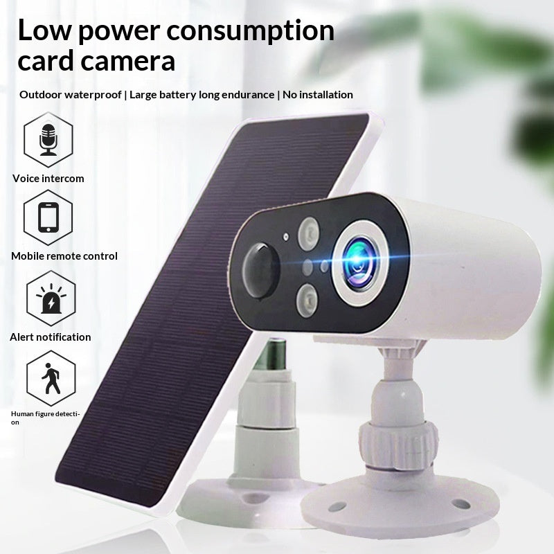 Off-Grid Solar Security System: Remote Access Outdoor Surveillance Camera