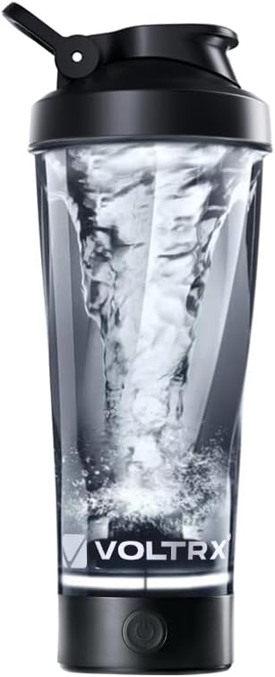 VOLTRX Premium Electric Protein Shaker Bottle, Made with Tritan - BPA Free - 24 oz