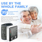 Wrist Blood Pressure Monitor – Adjustable Wrist Cuff, 90-Reading Memory, Digital BP Machine for Home & Clinical Use