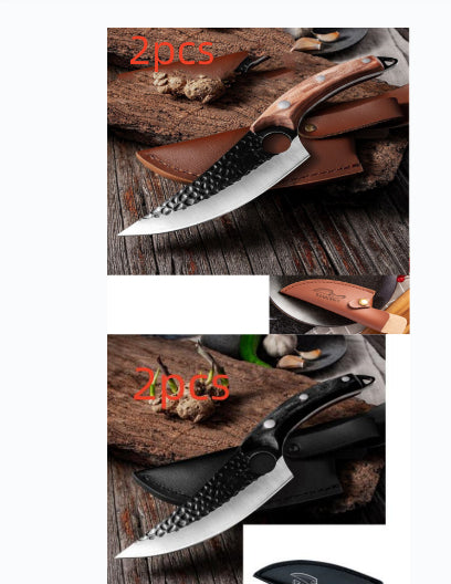 Small Scimitar Butcher Knife for Meat Processing