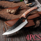 Small Scimitar Butcher Knife for Meat Processing