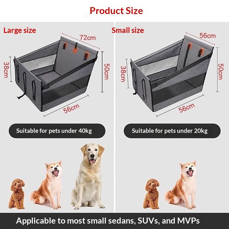 Waterproof Dog Car Seat Cover: Stain-Resistant Pet Cushion for Safe & Comfortable Travel