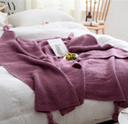 Soft Nordic Knit Leisure Blanket
