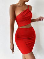One-Shoulder Glam Sleek & Sexy Bodycon Dress