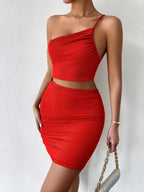 One-Shoulder Glam Sleek & Sexy Bodycon Dress