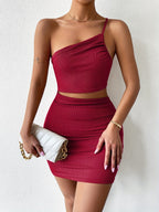 One-Shoulder Glam Sleek & Sexy Bodycon Dress