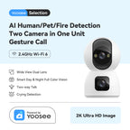 Smart AI Security Camera: Yoosee HD Indoor Camera with App Control