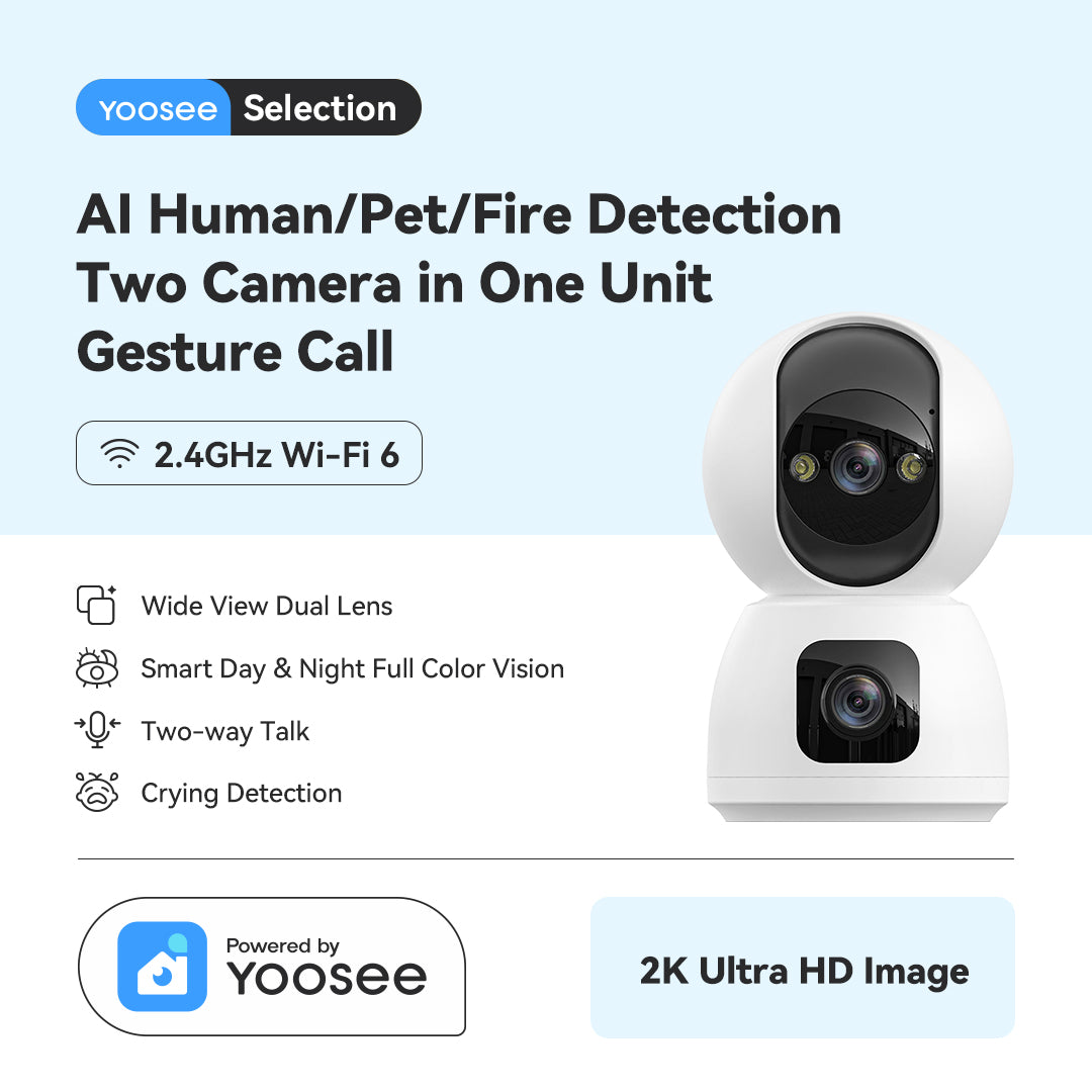 Smart AI Security Camera: Yoosee HD Indoor Camera with App Control
