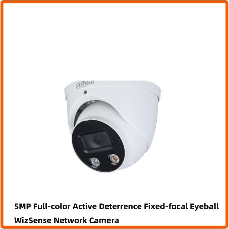 5MP Full-Color PoE IP Security Camera: HD Network CCTV with Night Vision - Sixin1