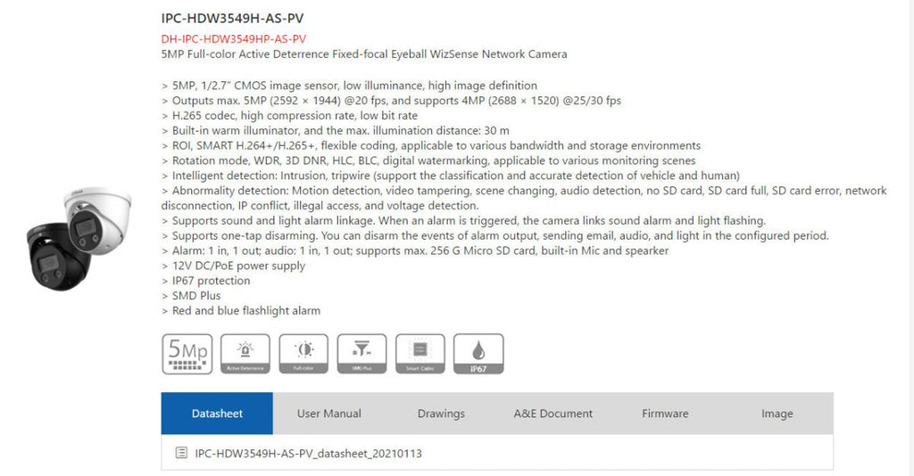 5MP Full-Color PoE IP Security Camera: HD Network CCTV with Night Vision - Sixin1