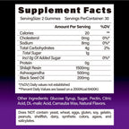 60 Counts BSYS SHILAJIT GUMMIES for Energy - Sixin1