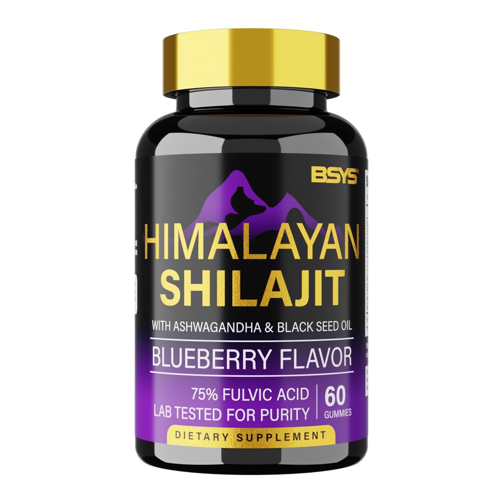 60 Counts BSYS SHILAJIT GUMMIES for Energy - Sixin1