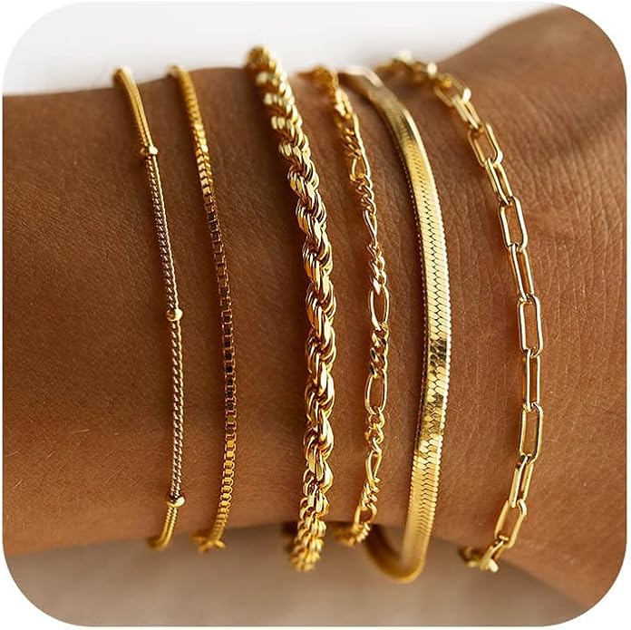 DEARMAY Gold Bracelets for Women