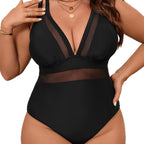 Women’s Crisscross Back One-Piece Swimsuit: Sleek Body-Shaping Fit
